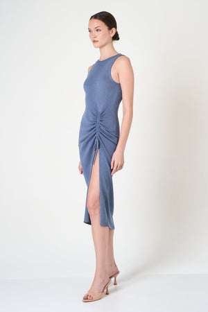 Midi Dress in Denim