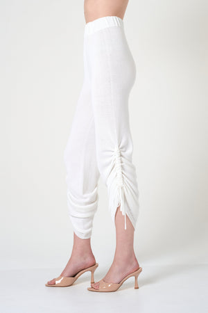 Flared Pants in Off White