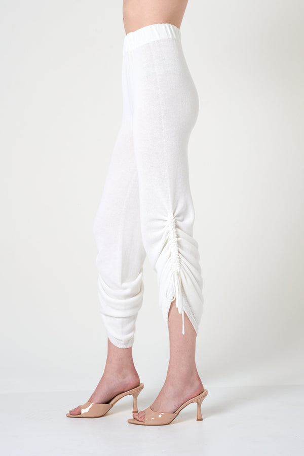Flared Pants in Off White