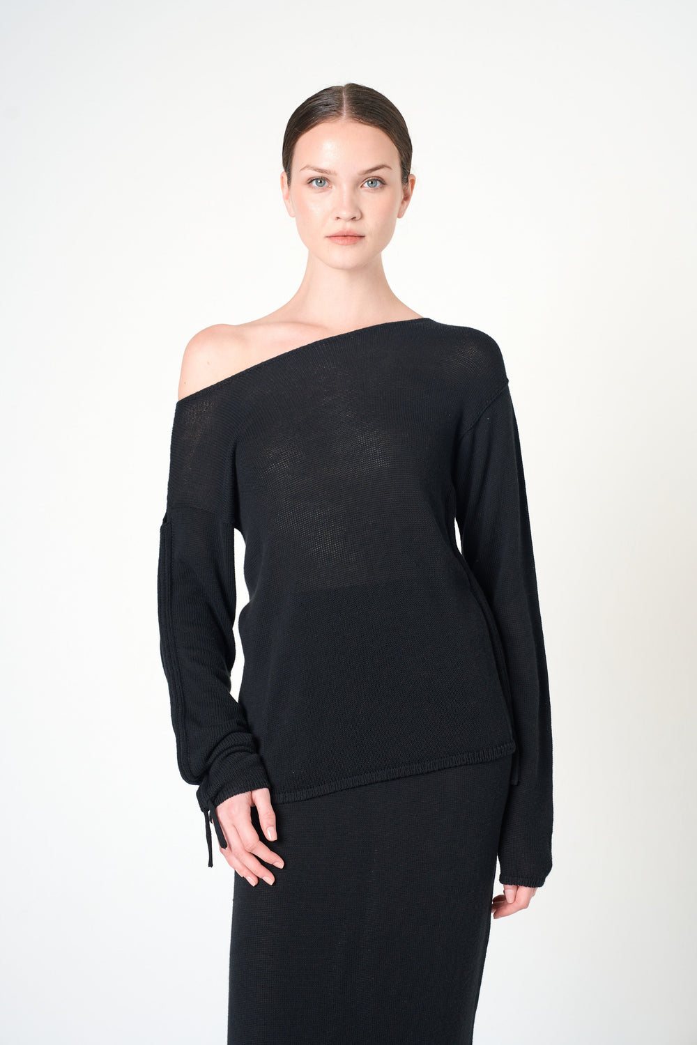 Long Sleeve Top in Black