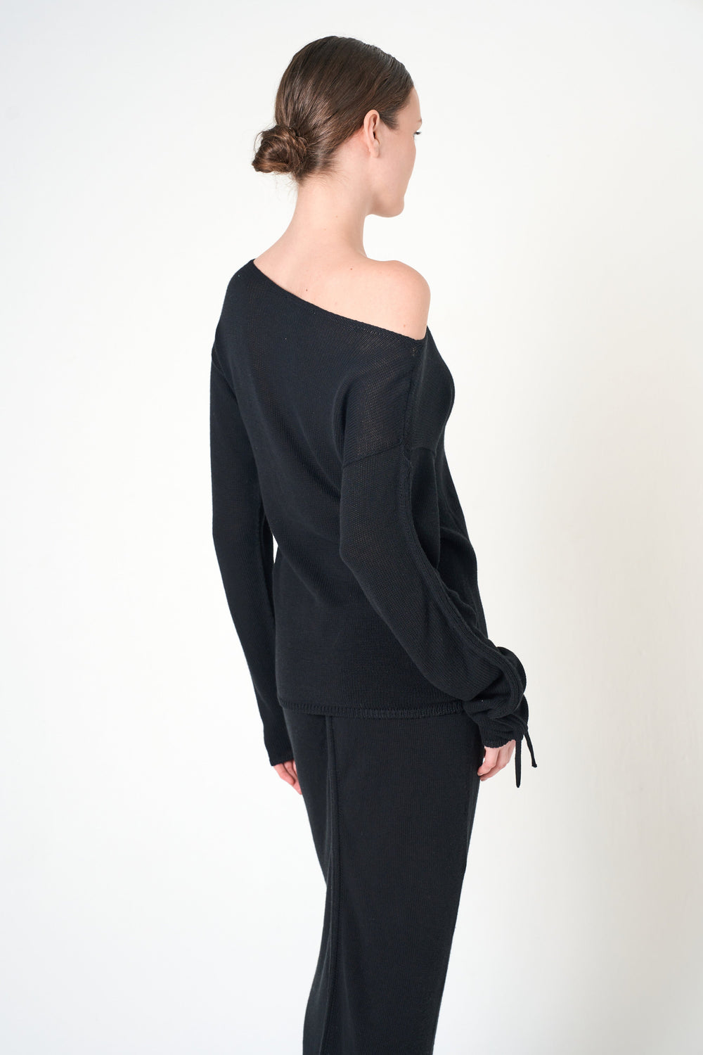 Long Sleeve Top in Black