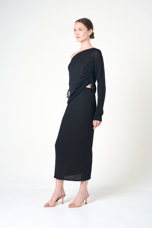 Long Sleeve Top in Black
