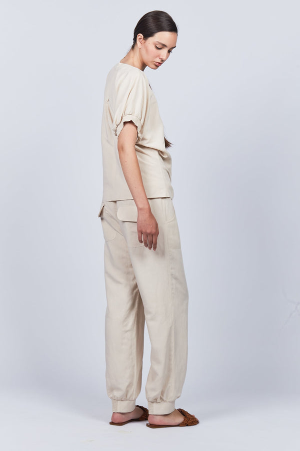 Zayla Pant | Ecru