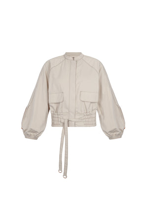 Zoe Adjustable Cotton Jacket | Pristine