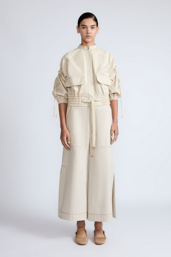 Zoe Adjustable Cotton Jacket | Pristine