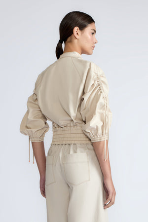 Zoe Adjustable Cotton Jacket | Pristine