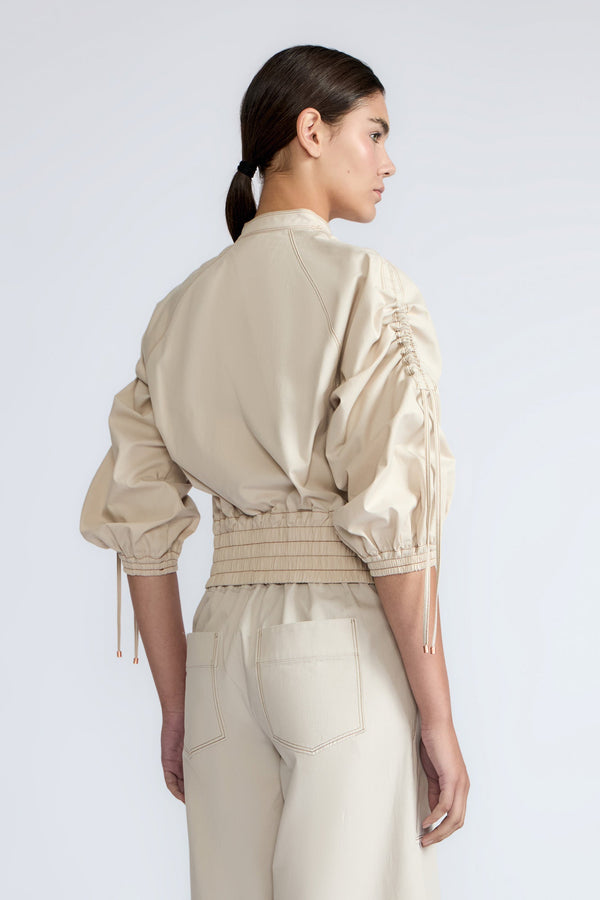 Zoe Adjustable Cotton Jacket | Pristine