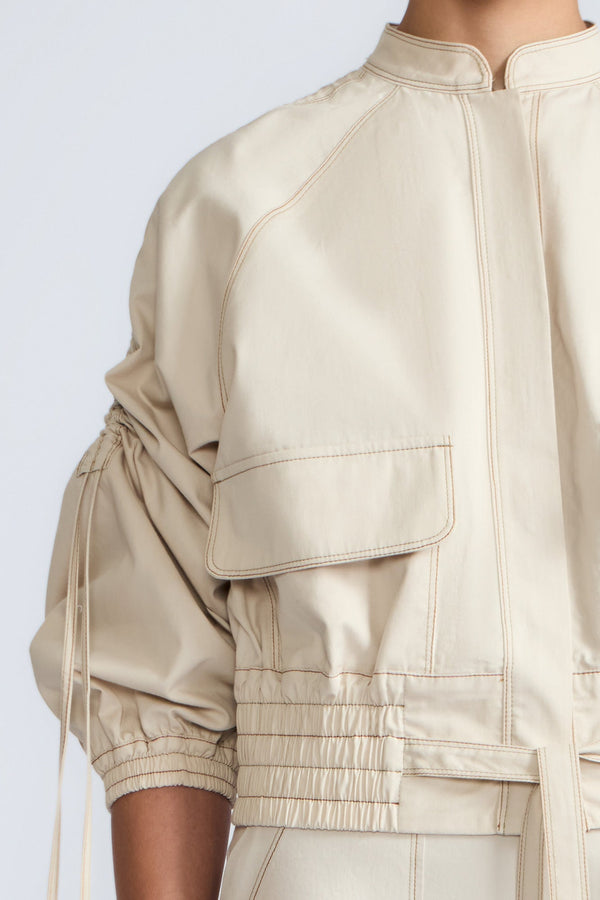 Zoe Adjustable Cotton Jacket | Pristine