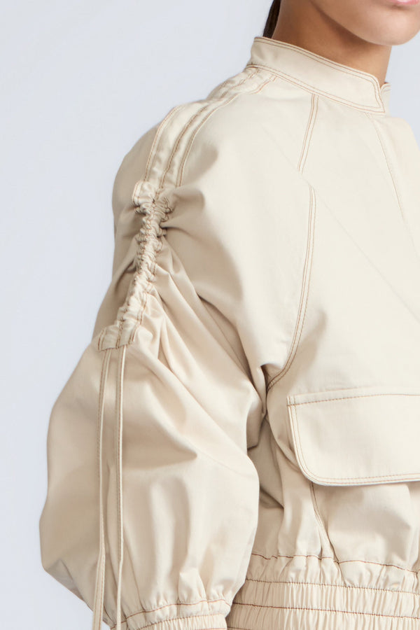 Zoe Adjustable Cotton Jacket | Pristine