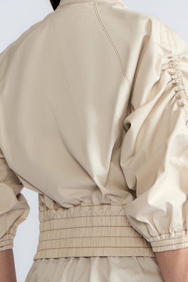 Zoe Adjustable Cotton Jacket | Pristine